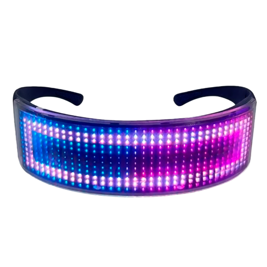 LED Light Up Glasses with Bluetooth - Custom Banners Now