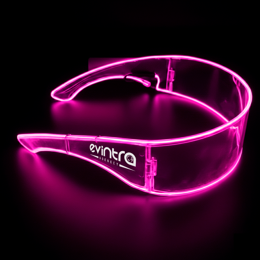 Light Up Cyber Glasses - Custom Banners Now