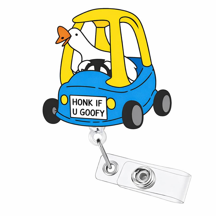 Custom Shape Acrylic Badge Reel - Custom Banners Now