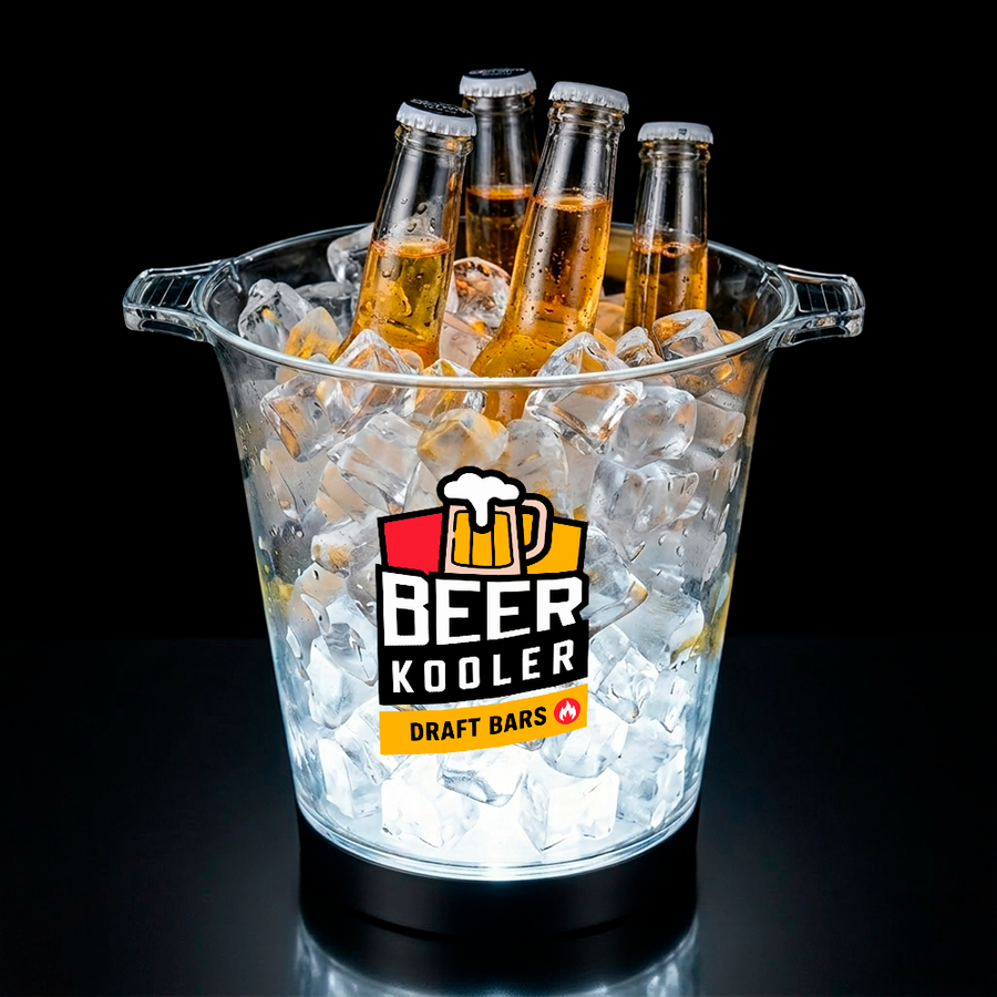 Multi-Color Light-Up Drink Buckets - Custom Banners Now