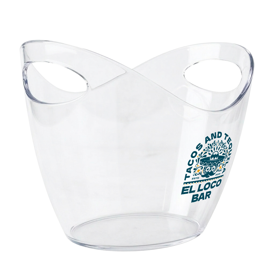 Curved Dual-Handle Drink Buckets - Custom Banners Now