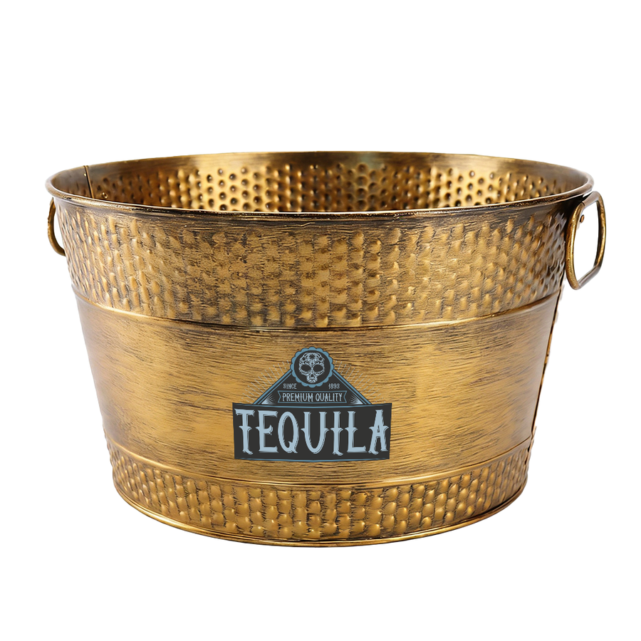 Galvanized Beverage & Ice Buckets - Custom Banners Now