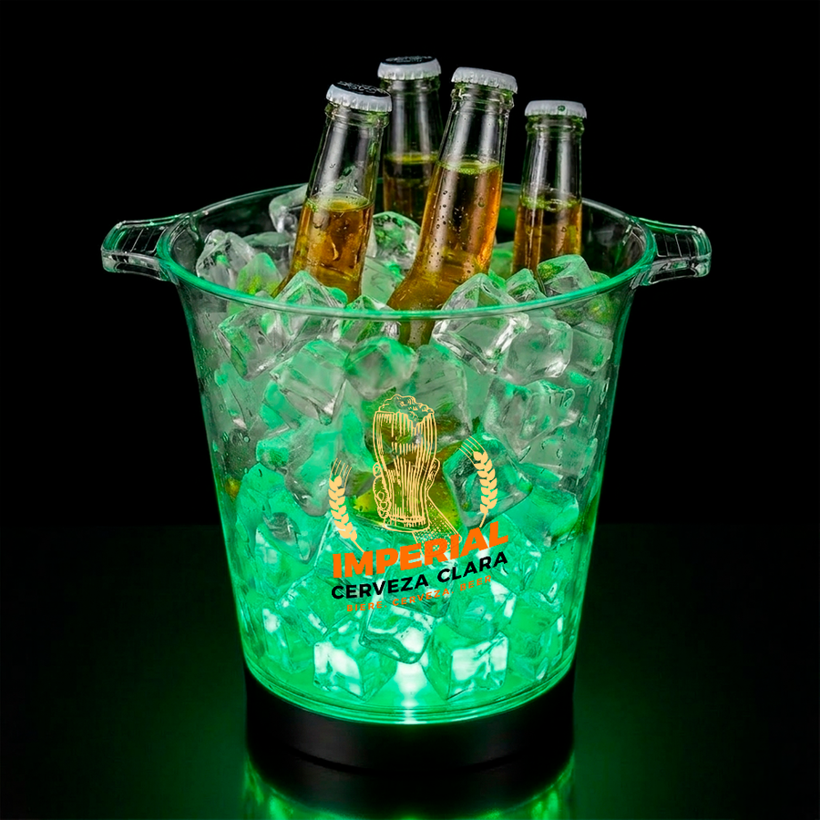 Multi-Color Light-Up Drink Buckets - Custom Banners Now