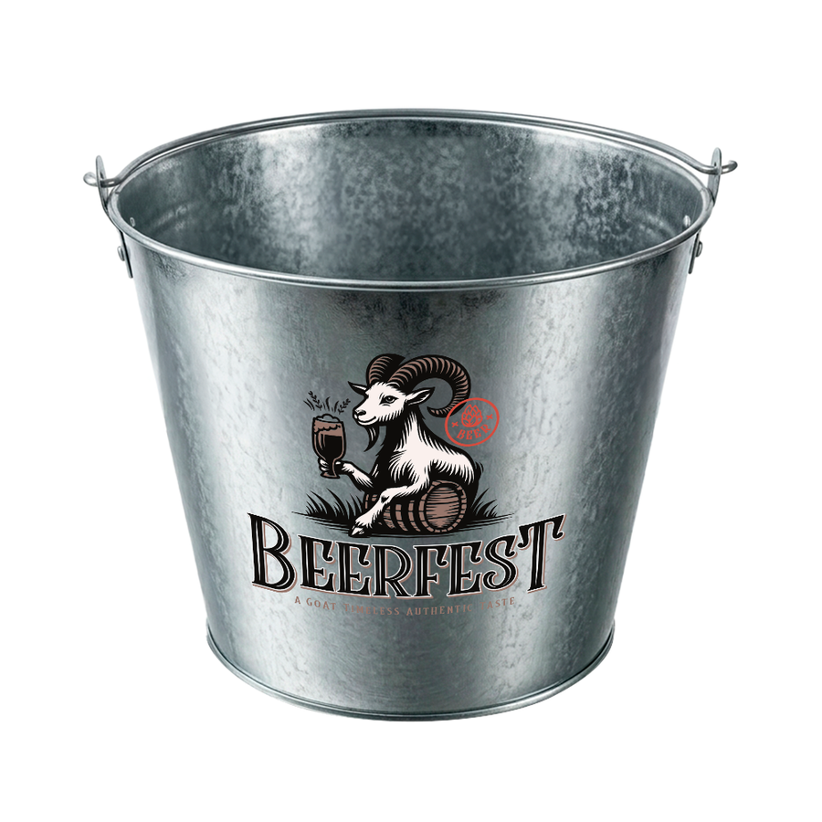 Tinplate Beer Buckets & Opener Combo - Custom Banners Now