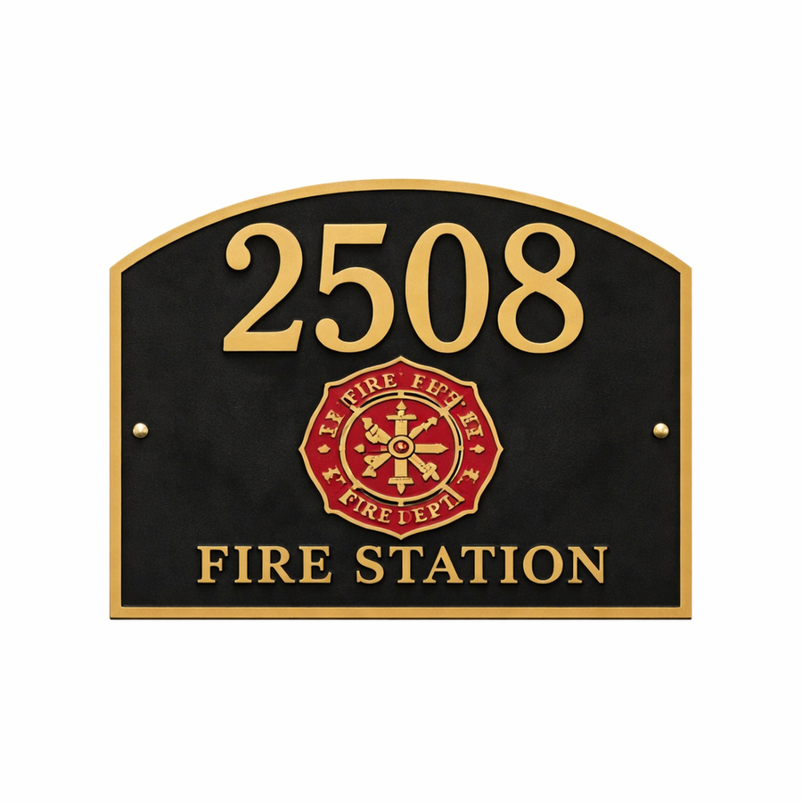 Cast Metal House Signs - Custom Banners Now