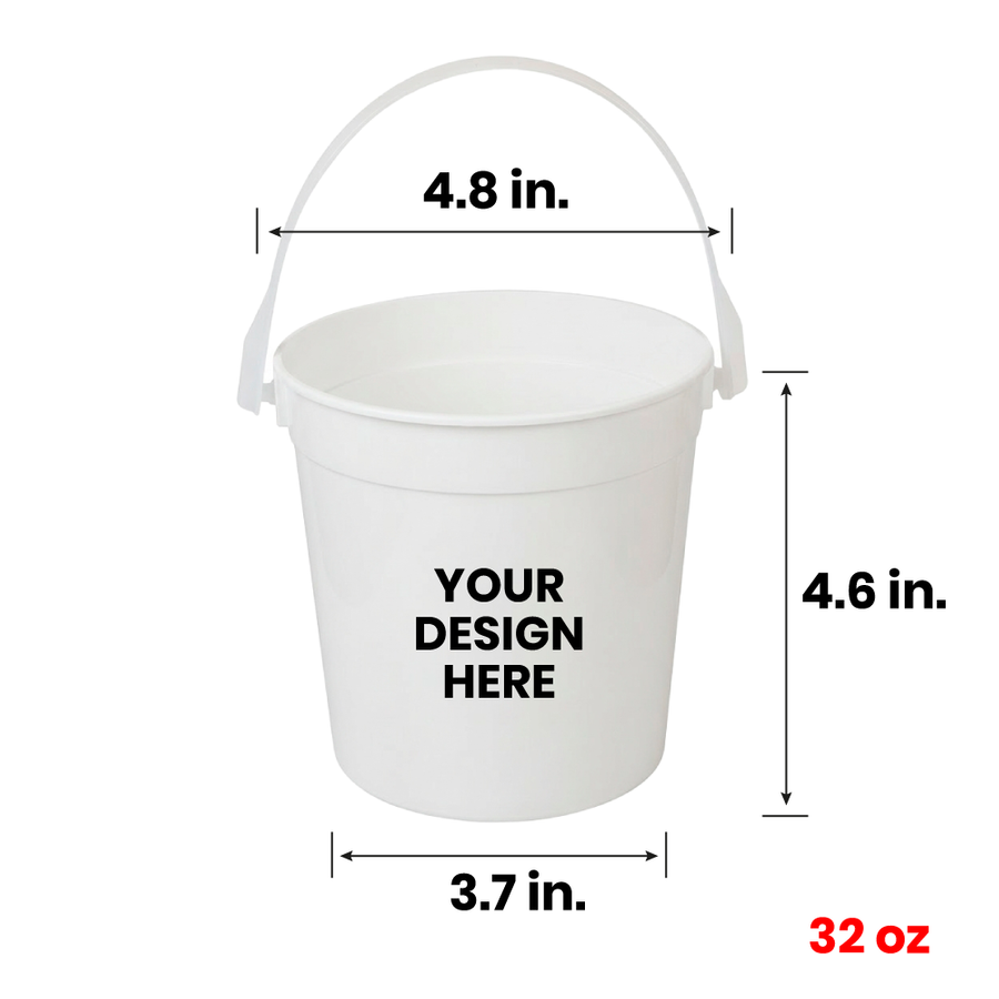 Colored Drink Buckets - Custom Banners Now