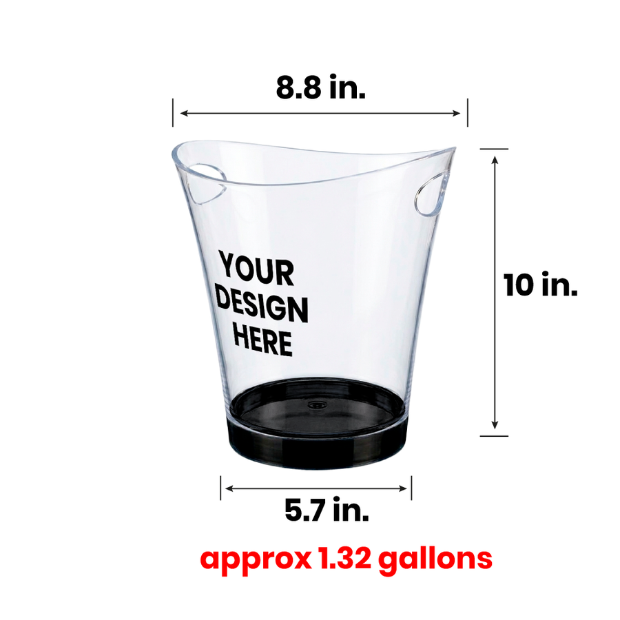 Classic Light-Up Drink Buckets - Custom Banners Now