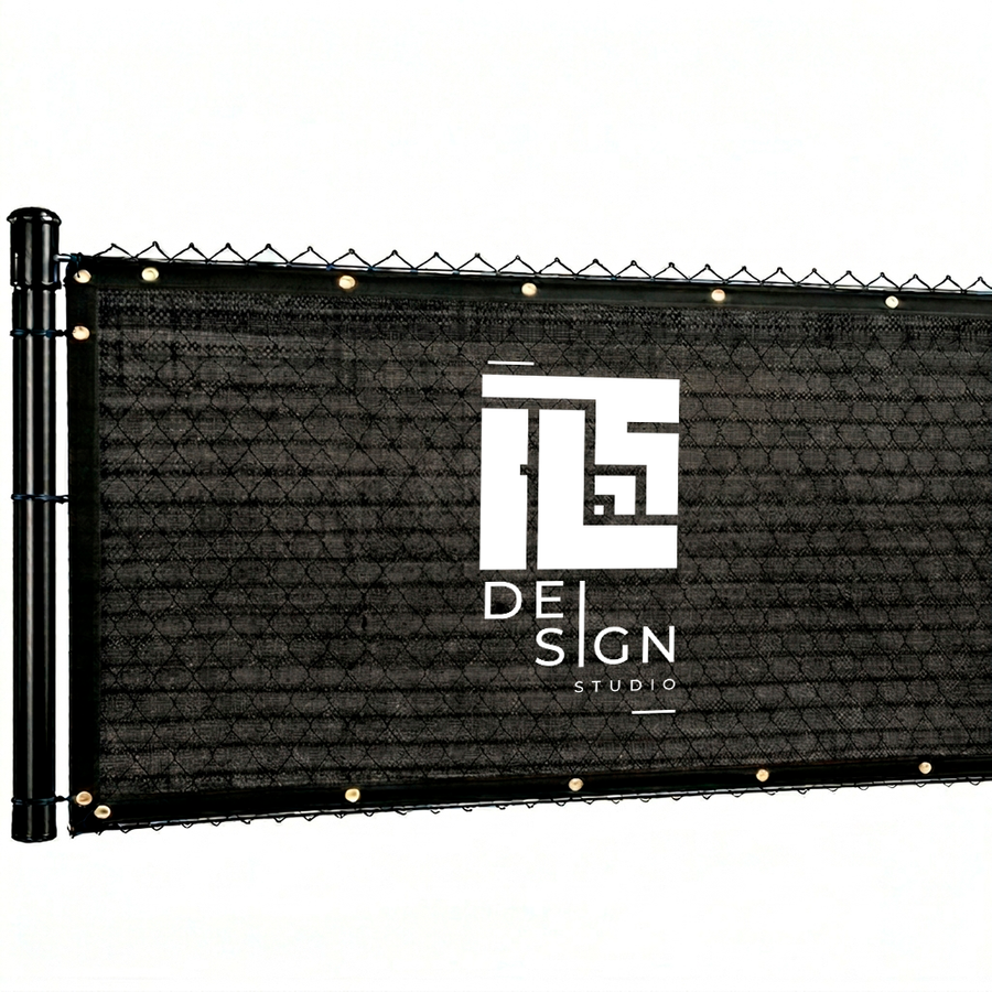 Custom 85% Blockage Fence Screen - Custom Banners Now