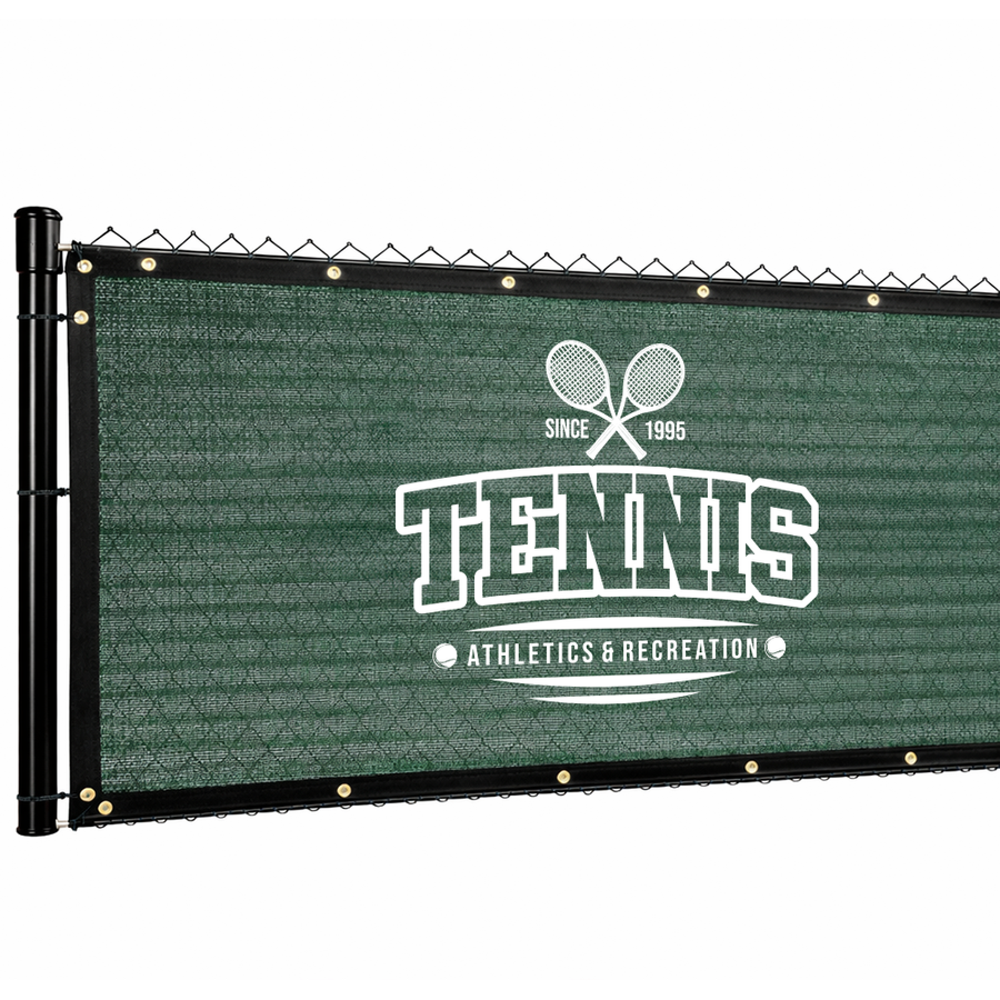 Custom 90% Blockage Fence Screen - Custom Banners Now