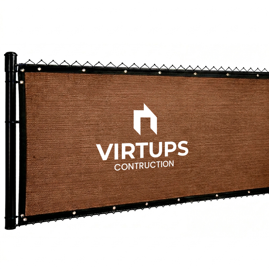 Custom 98% Blockage Fence Screen - Custom Banners Now