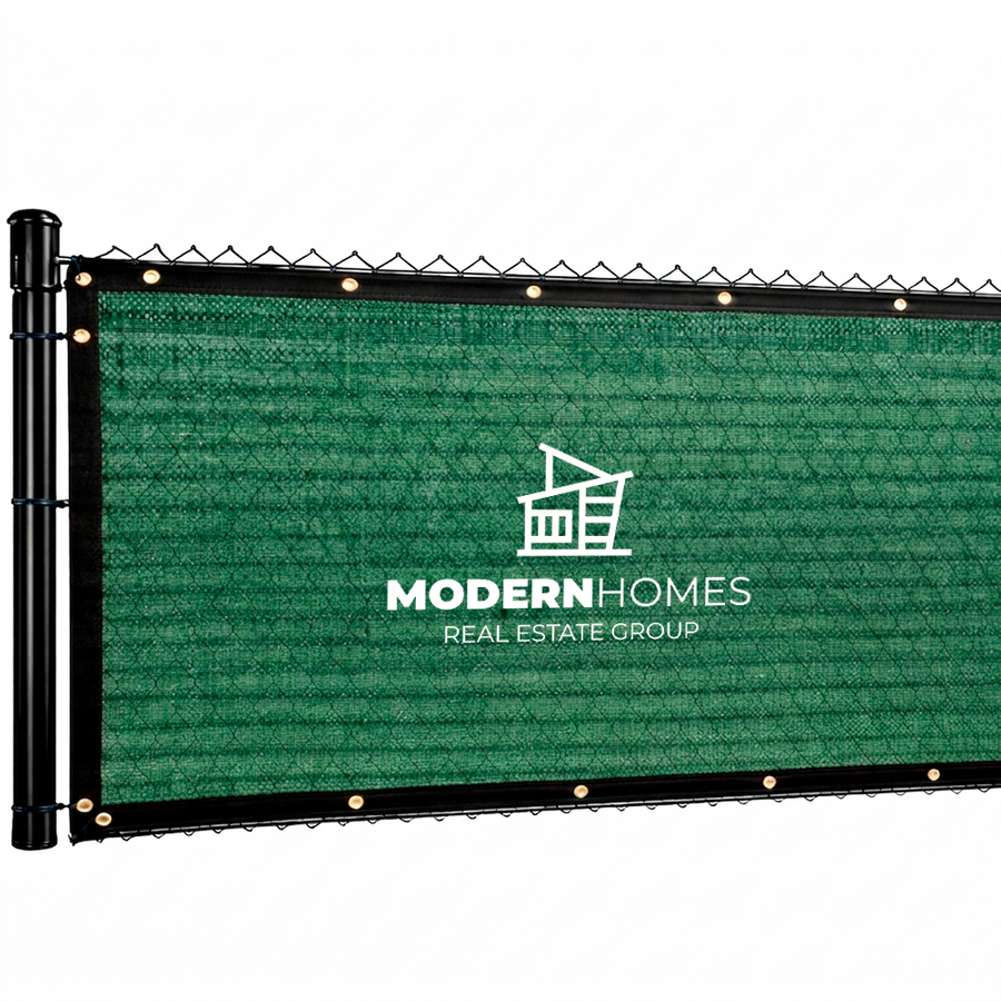 Custom 85% Blockage Fence Screen - Custom Banners Now