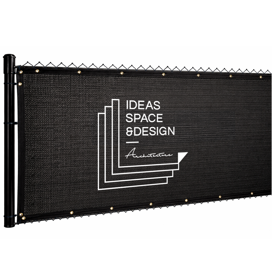 Custom 98% Blockage Fence Screen - Custom Banners Now