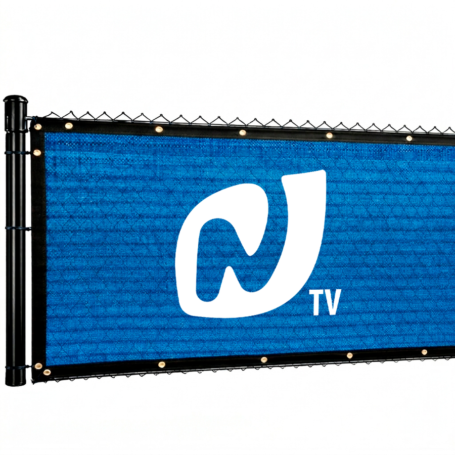 Custom 85% Blockage Fence Screen - Custom Banners Now