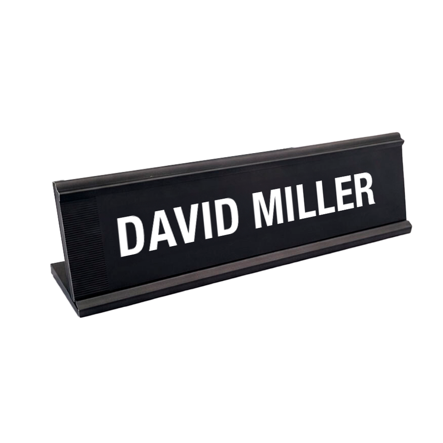 Metal Desktop Name Badges - Custom Banners Now