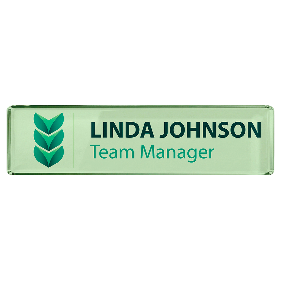 Acrylic Desktop Name Badges - Custom Banners Now