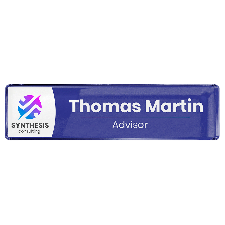 Acrylic Desktop Name Badges - Custom Banners Now