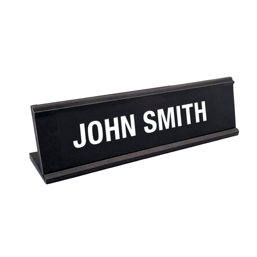 Metal Desktop Name Badges - Custom Banners Now