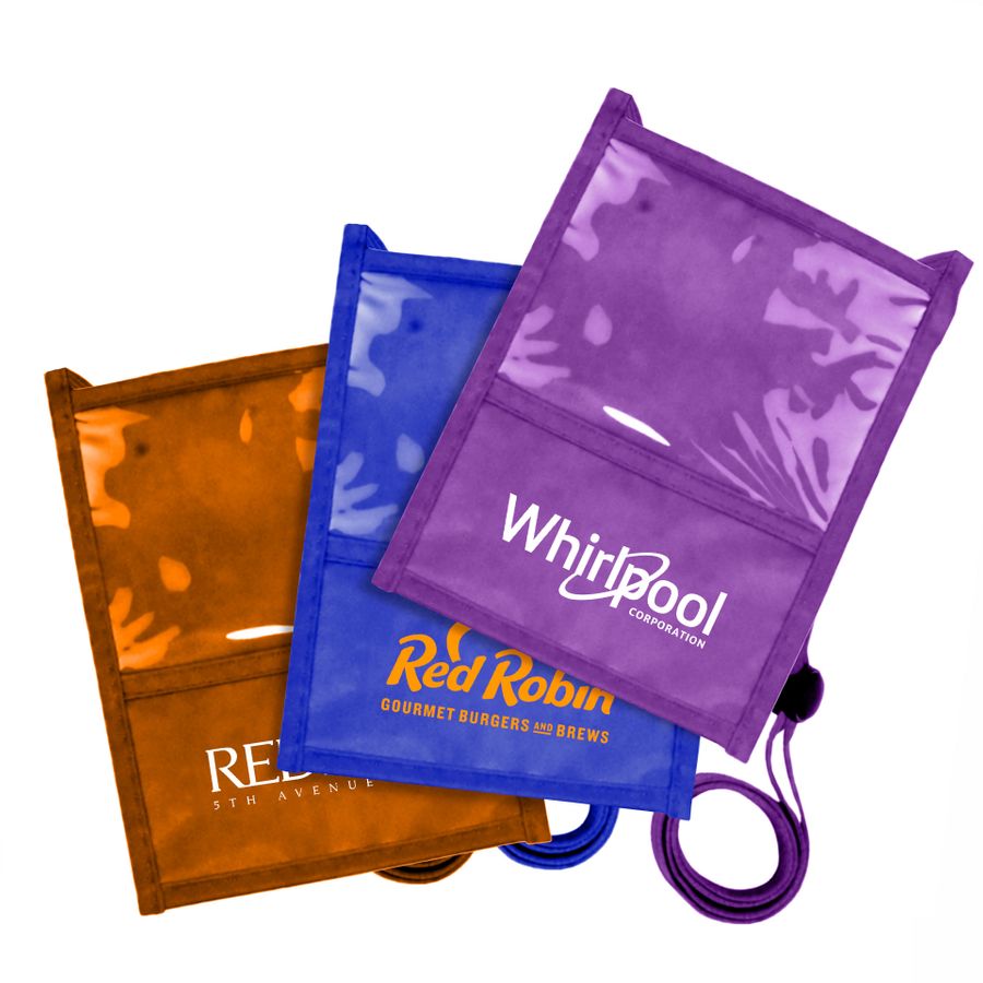 Pen Loop Neck Wallets - Custom Banners Now