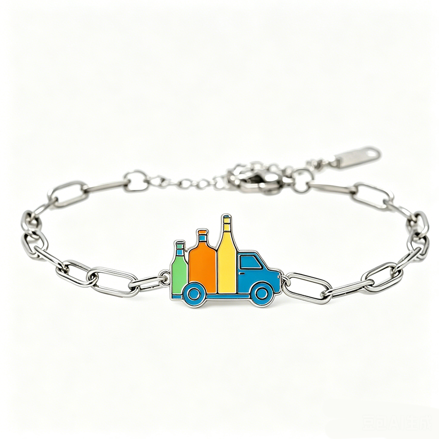 Hard Enamel Charm Bracelets - Custom Banners Now