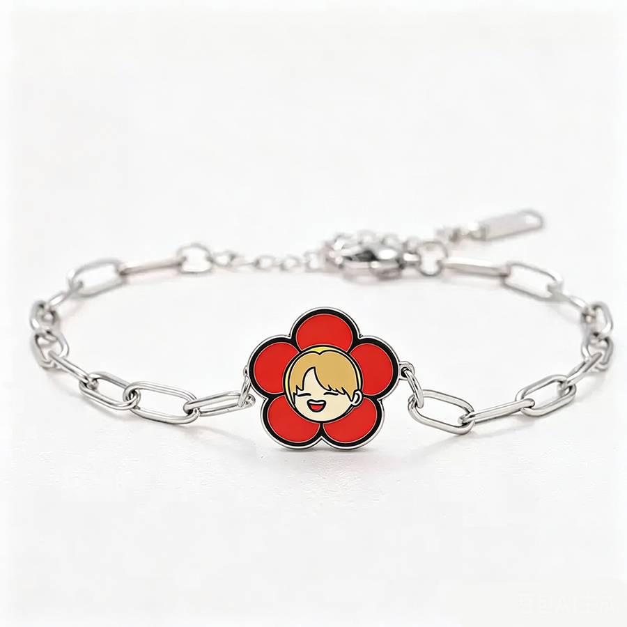 Hard Enamel Charm Bracelets - Custom Banners Now