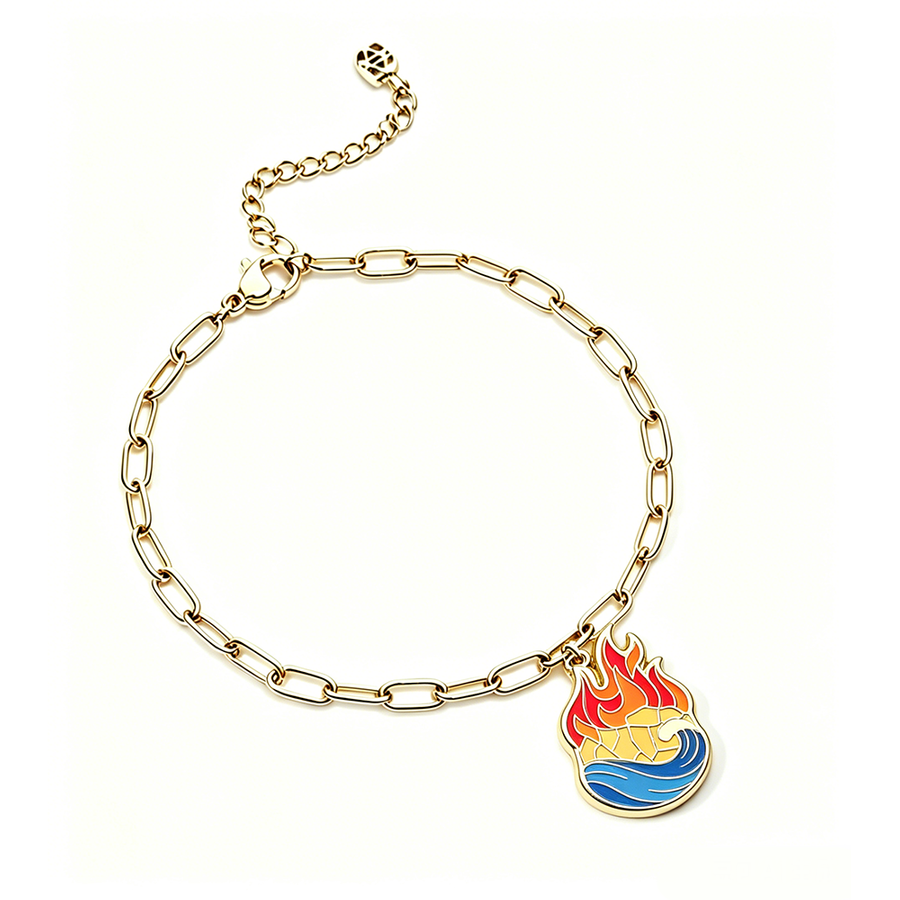 Hard Enamel Charm Bracelets - Custom Banners Now