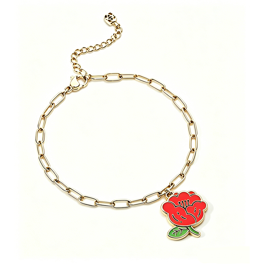 Hard Enamel Charm Bracelets - Custom Banners Now