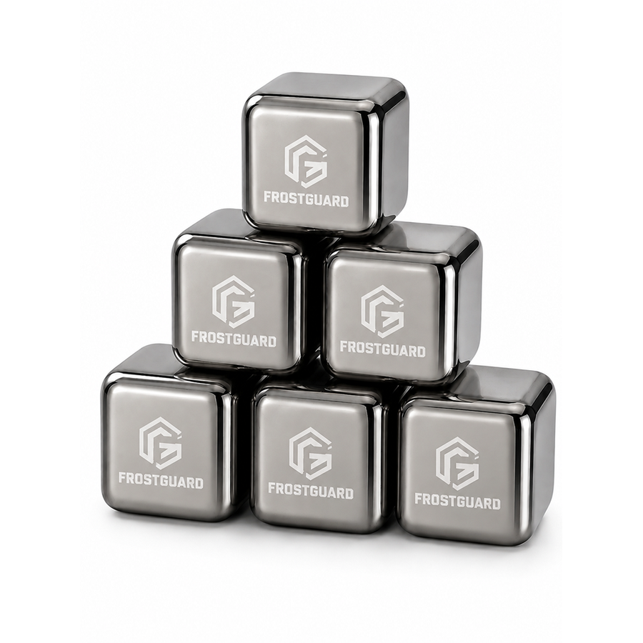 Silver Stainless Steel Ice Cubes - Custom Banners Now