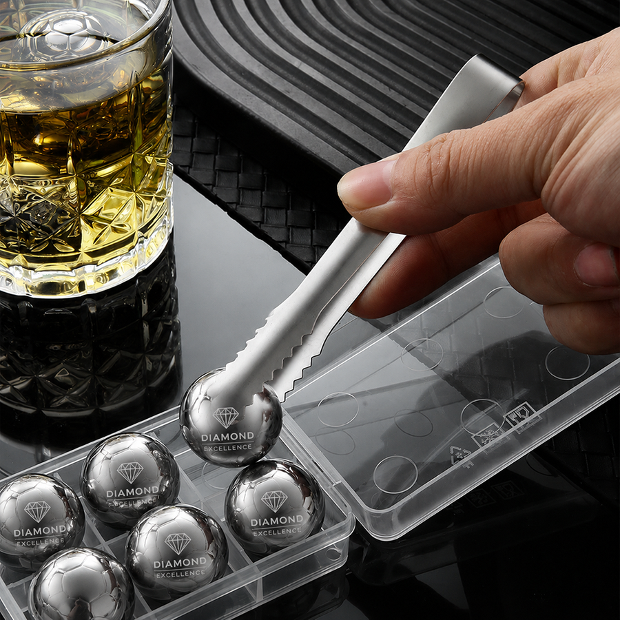 Soccer Ball Stainless Steel Ice Cubes - Custom Banners Now