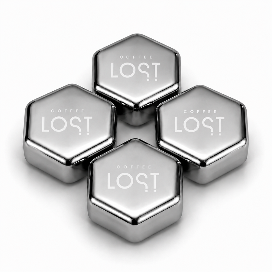 Hexagon Stainless Steel Ice Cubes - Custom Banners Now