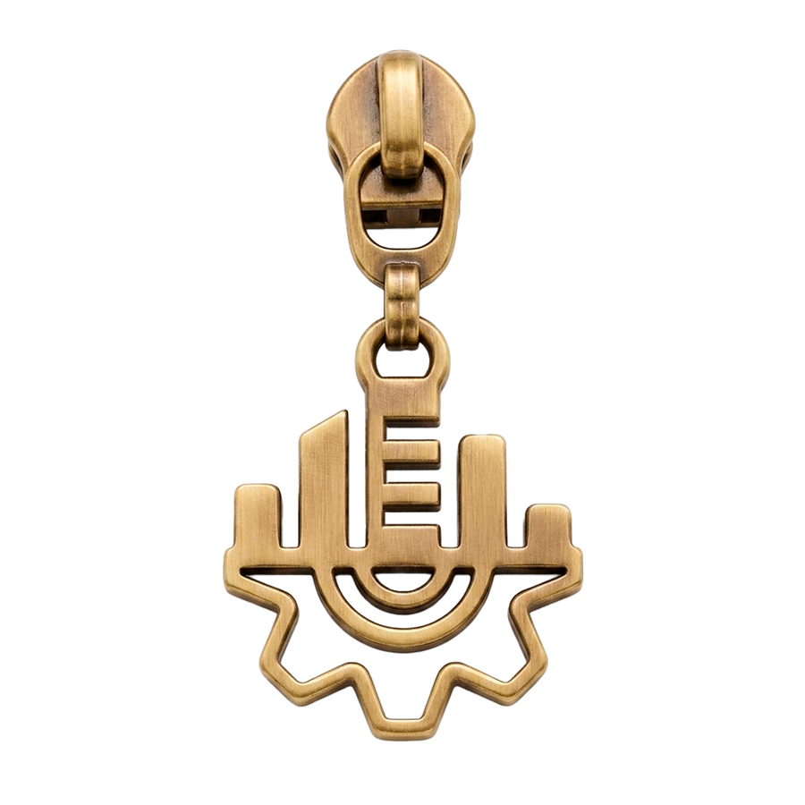 Die Struck Metal Zipper Pullers - Custom Banners Now