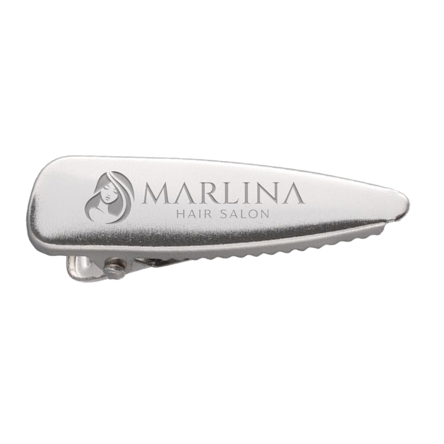 Laser Cut Metal Hair Clips - Custom Banners Now