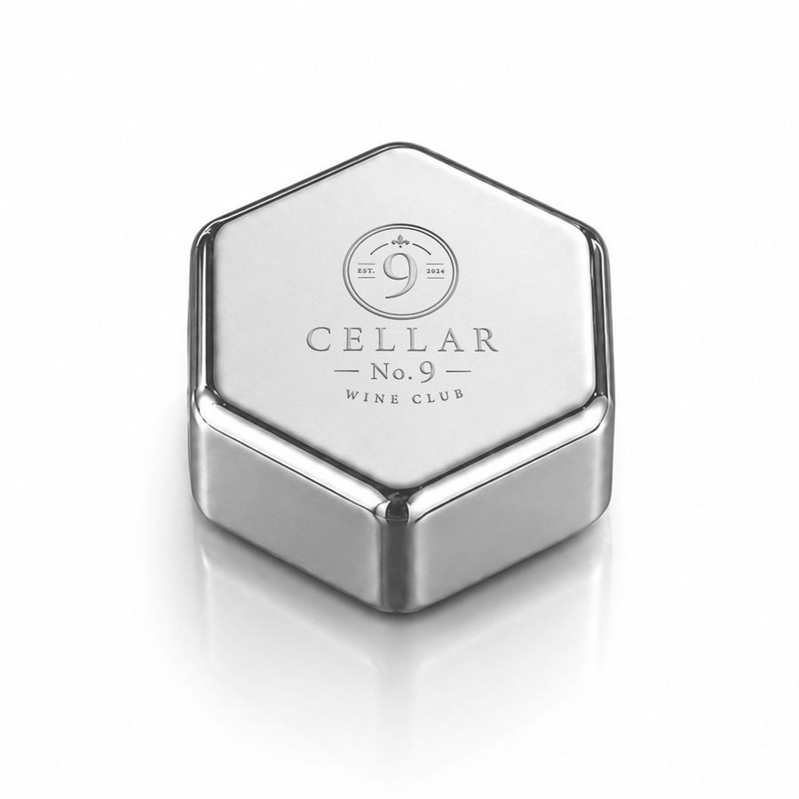 Hexagon Stainless Steel Ice Cubes - Custom Banners Now