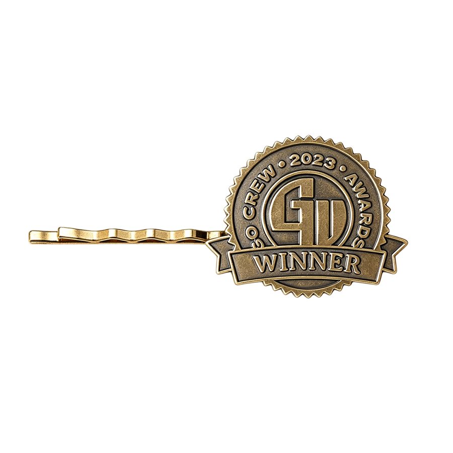 Die Struck Metal Hair Clips - Custom Banners Now