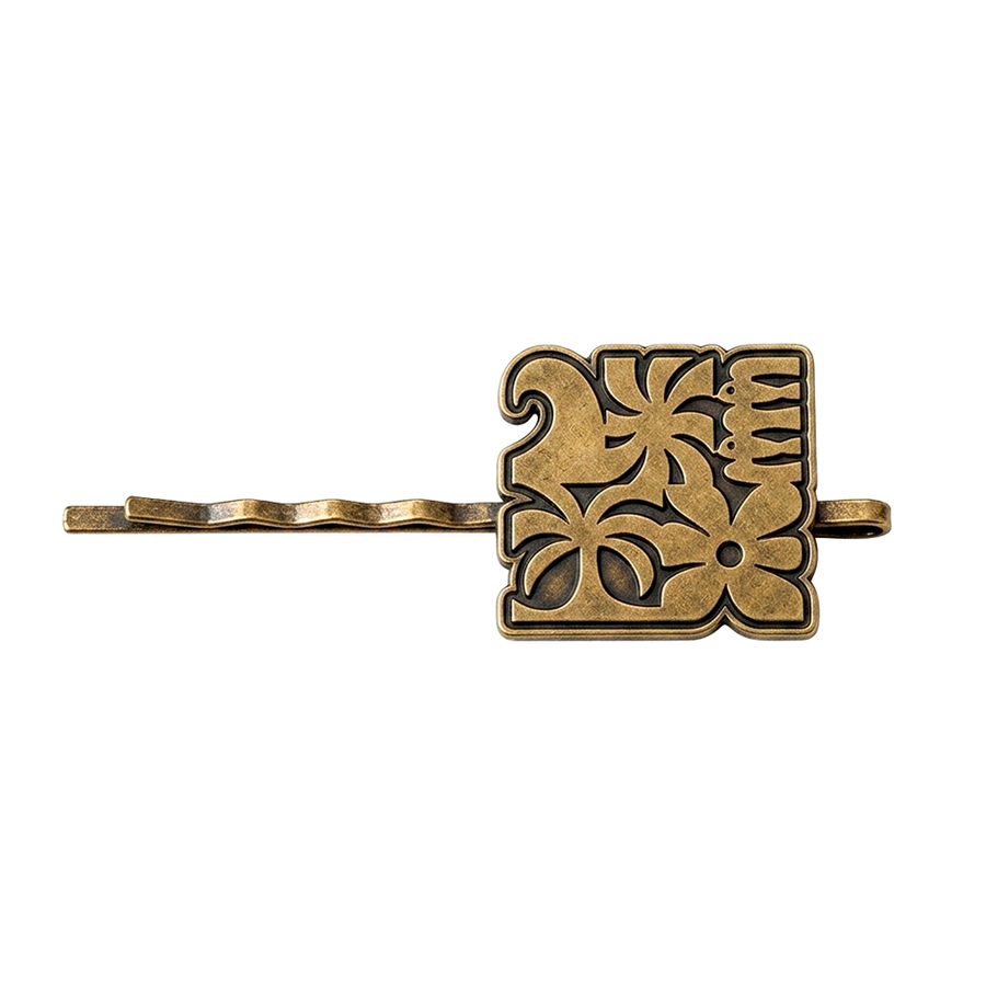 Die Struck Metal Hair Clips - Custom Banners Now