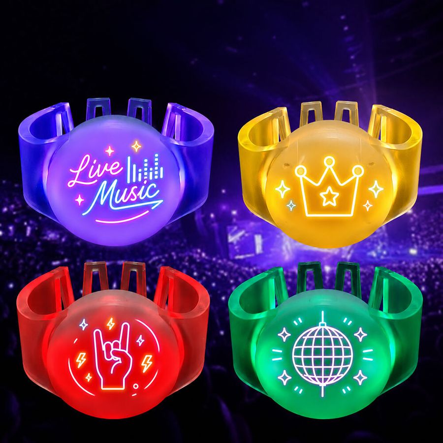 Glow Cheer Wristbands - Custom Banners Now