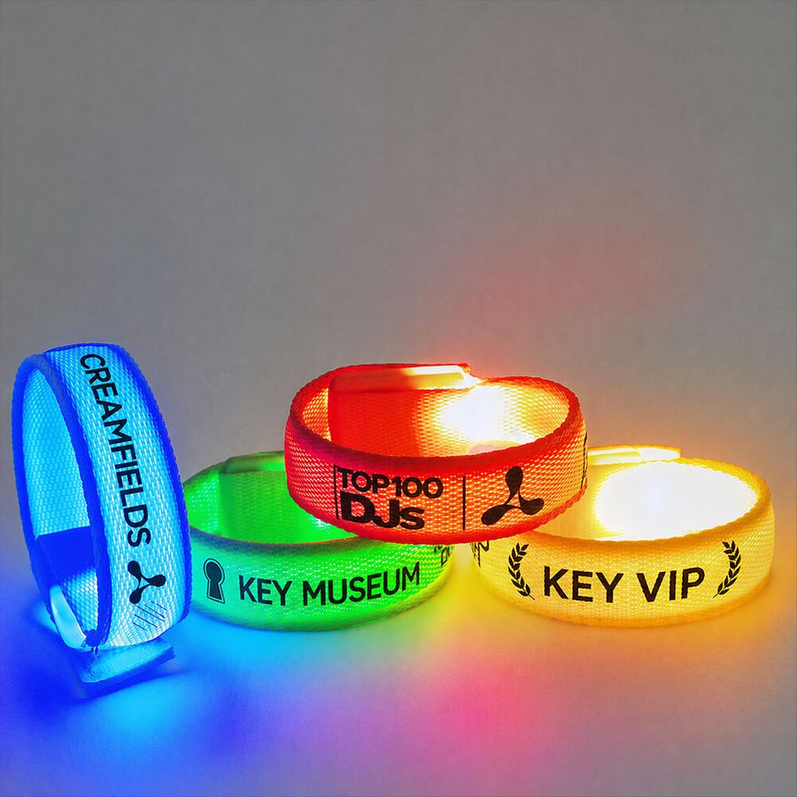 Glow Velcro Wristbands - Custom Banners Now