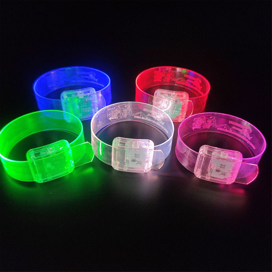 Light Up Plastic Wristbands - Custom Banners Now