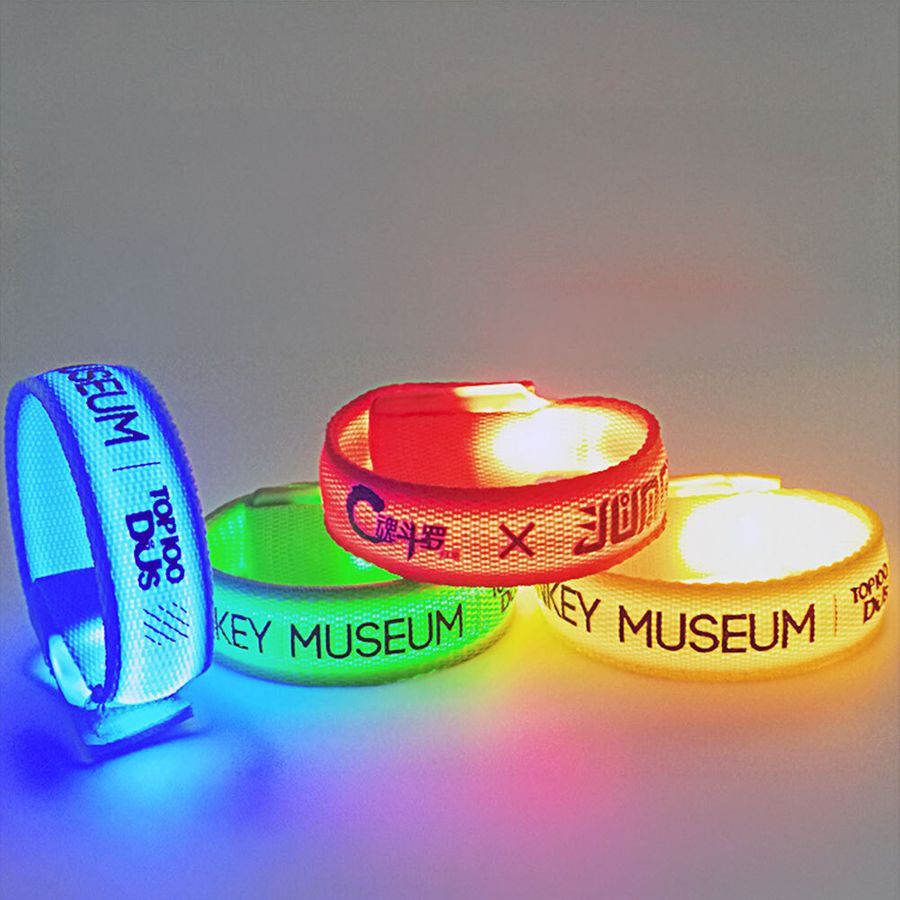 Glow Velcro Wristbands - Custom Banners Now