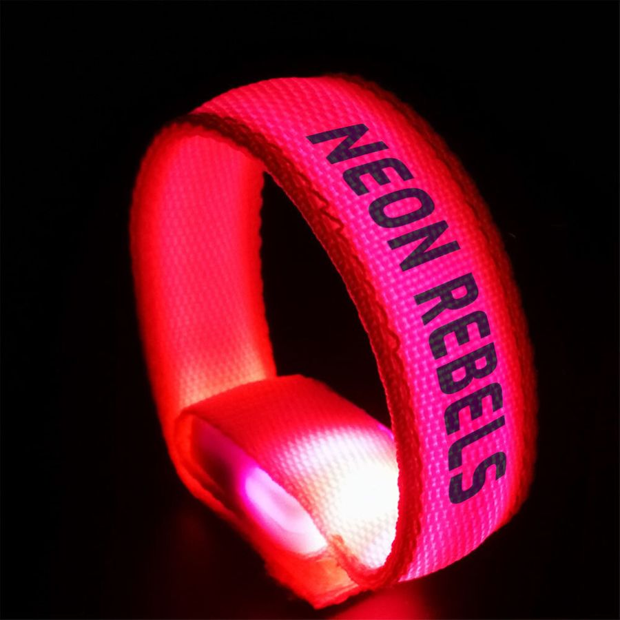 Glow Velcro Wristbands - Custom Banners Now