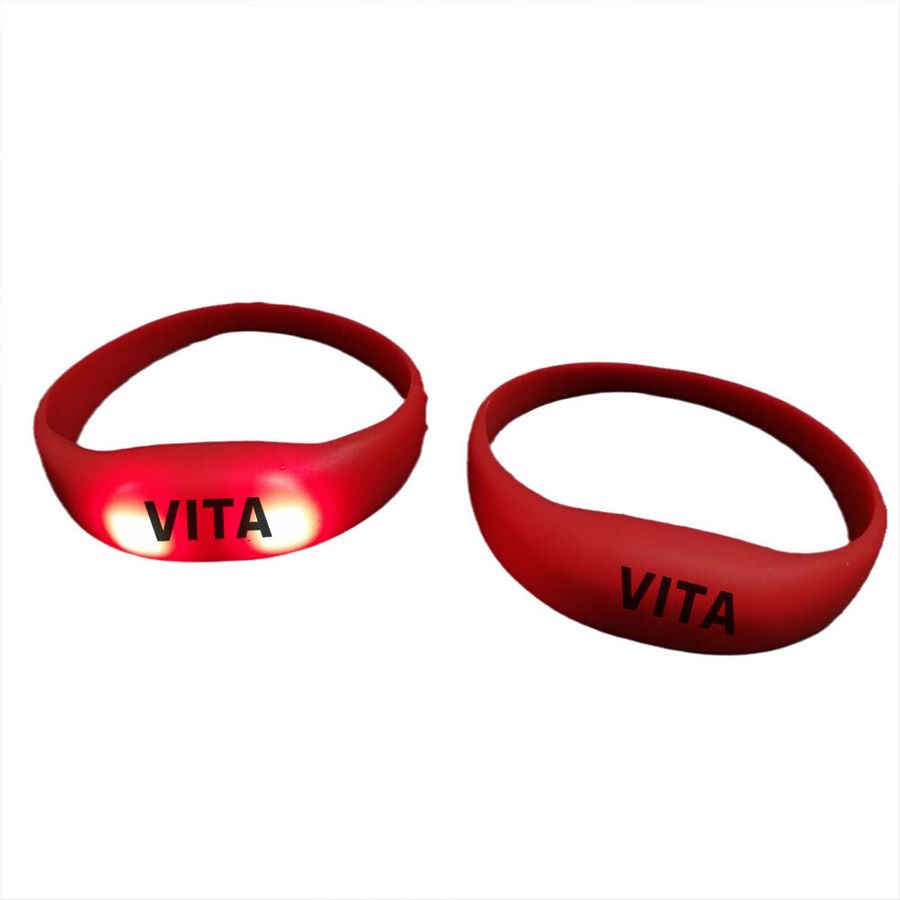 Light Up Silicone Wristbands - Custom Banners Now