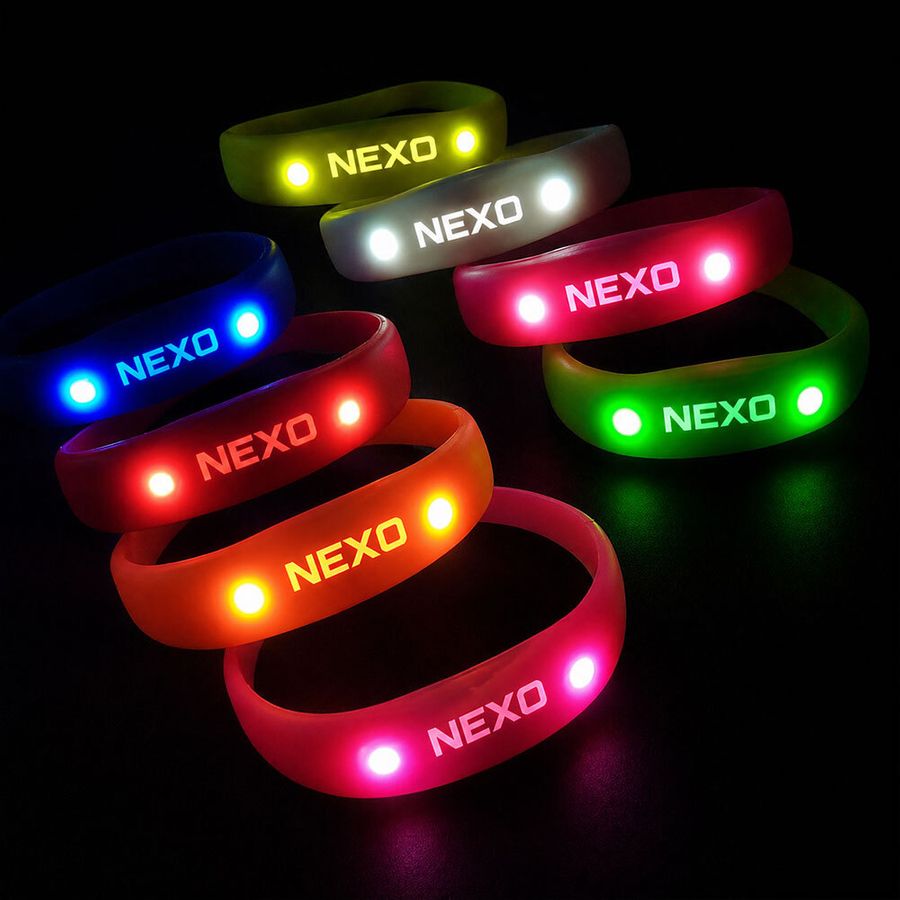 Light Up Silicone Wristbands - Custom Banners Now