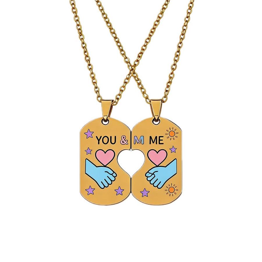 Couple Necklaces - Custom Banners Now
