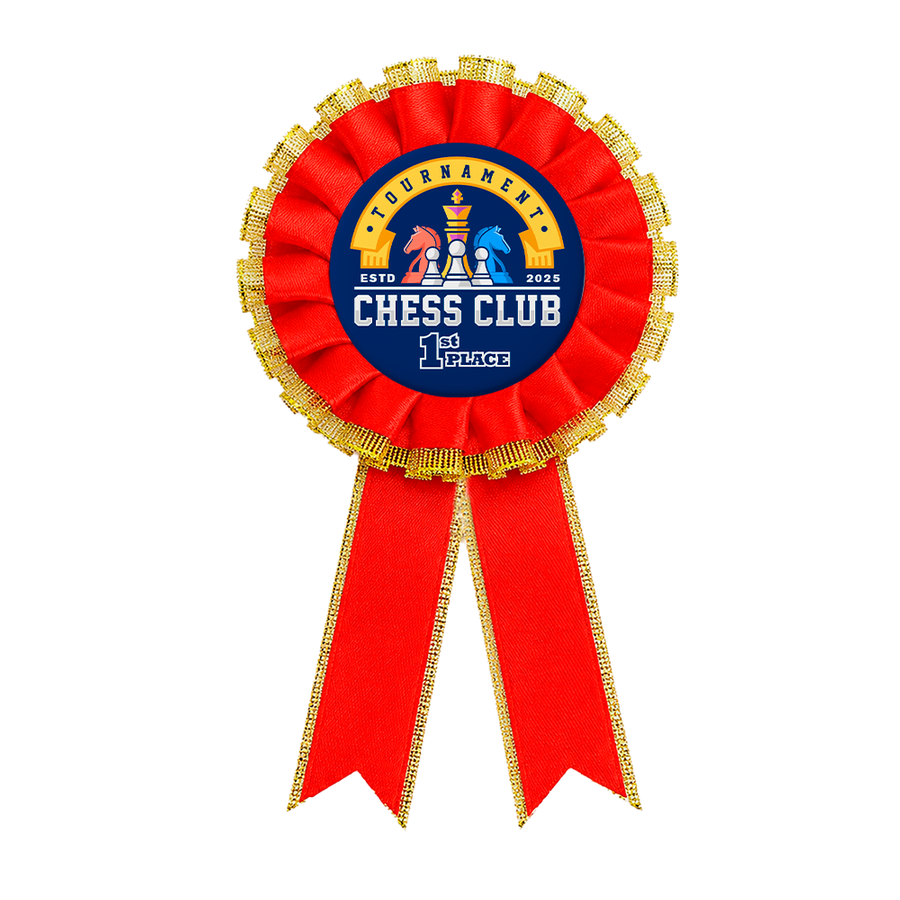 Metallic Edge Rosette Buttons - Custom Banners Now