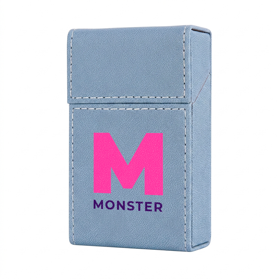 Flip Top PU Leather Full Bag Cigarette Cases - Custom Banners Now
