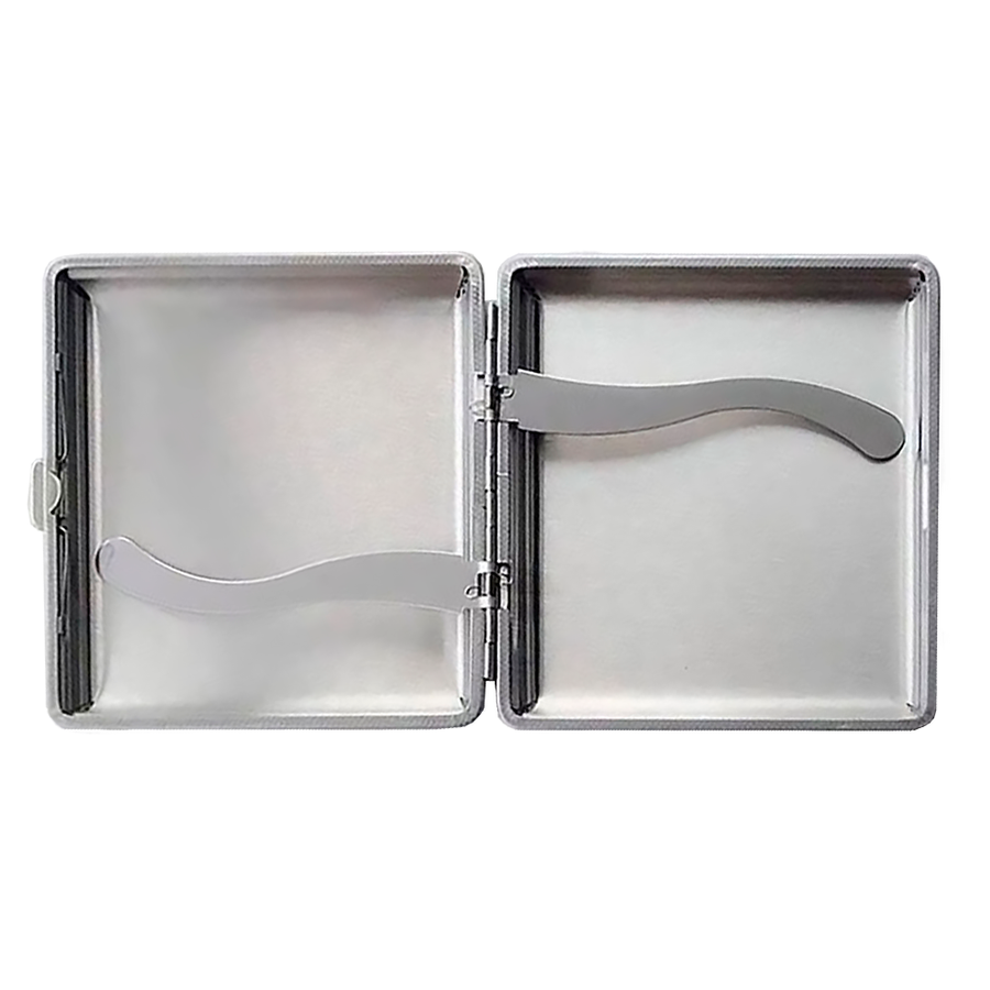 Leather Grain Metal Cigarette Cases - Custom Banners Now