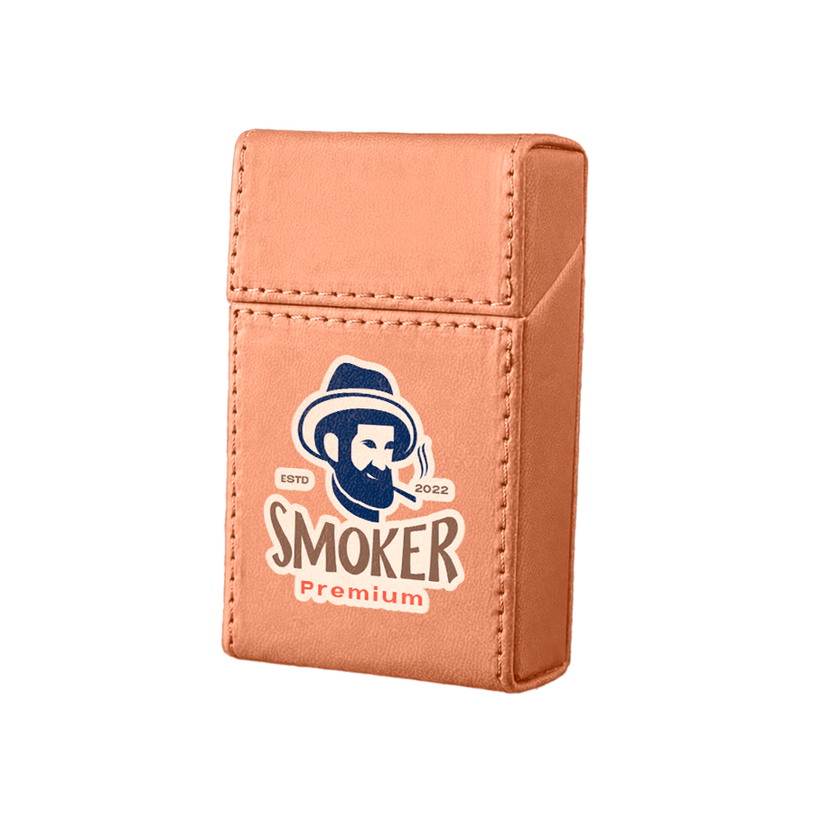 Flip Top PU Leather Full Bag Cigarette Cases - Custom Banners Now
