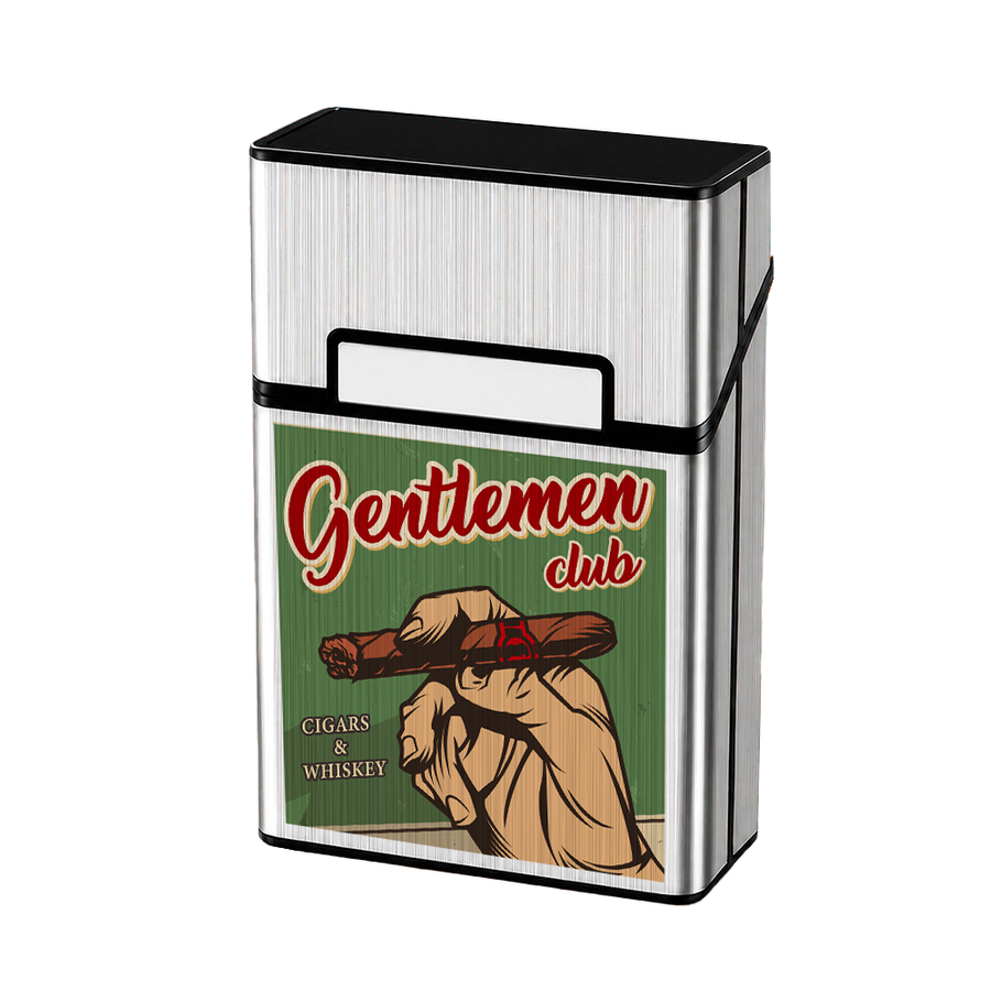 Metal Lid Cigarette Cigarette Cases - Custom Banners Now