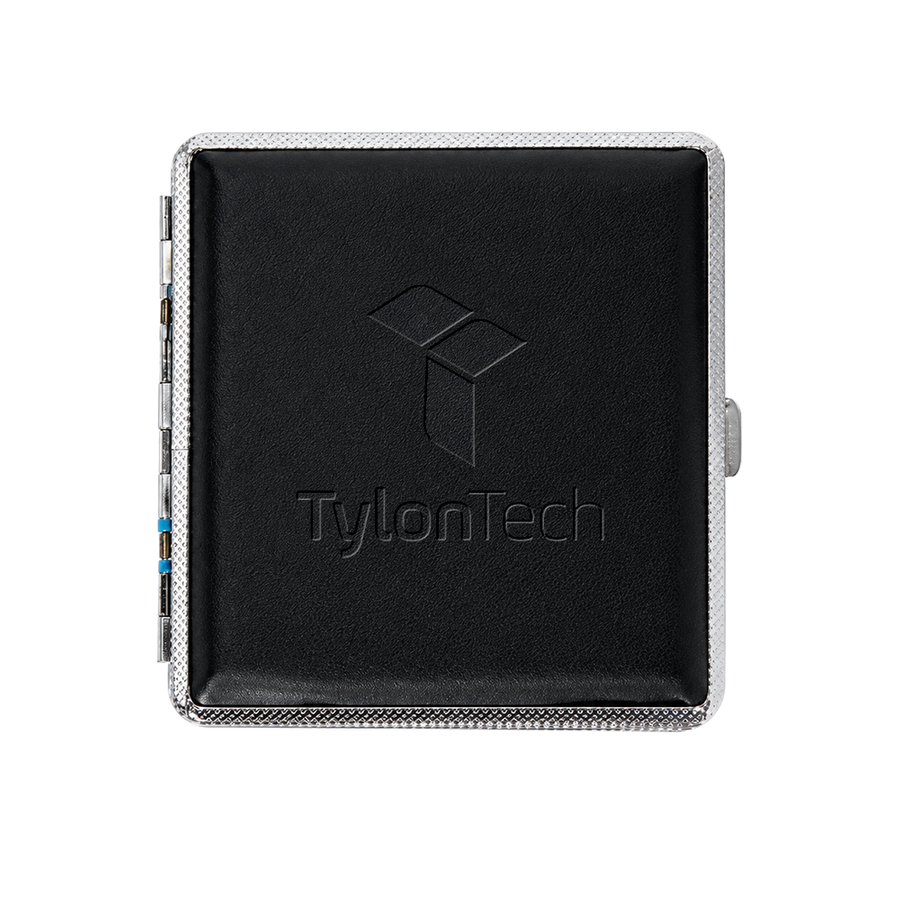 Leather Grain Metal Cigarette Cases - Custom Banners Now