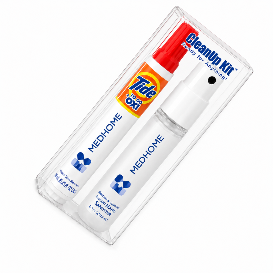 CleanUp Kit - Tide® to Go + Oxi and Sani-Pen® Clipless™ Travel Kits - Custom Banners Now