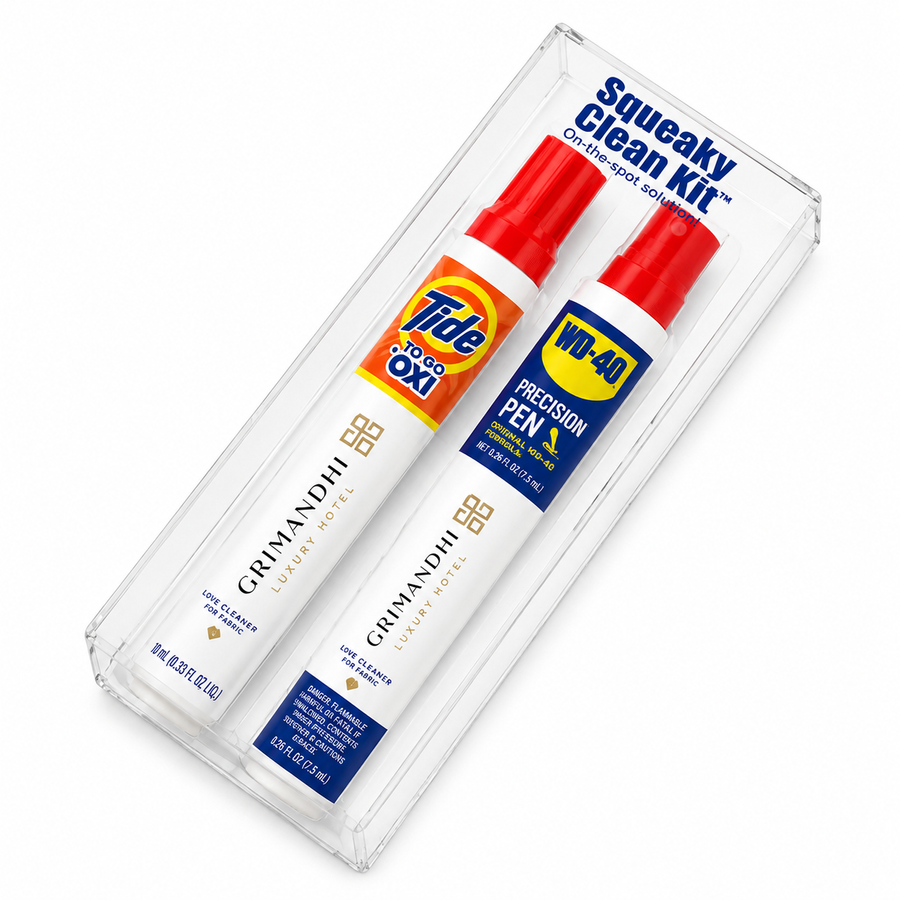 Squeaky Clean Kit - WD-40® Precision Pens and Tide® to Go + Oxi Travel Kits - Custom Banners Now